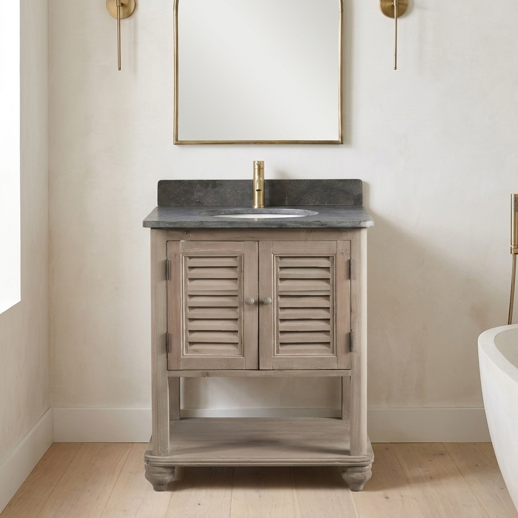 Gateshead 24 reclaimed wood vanity
