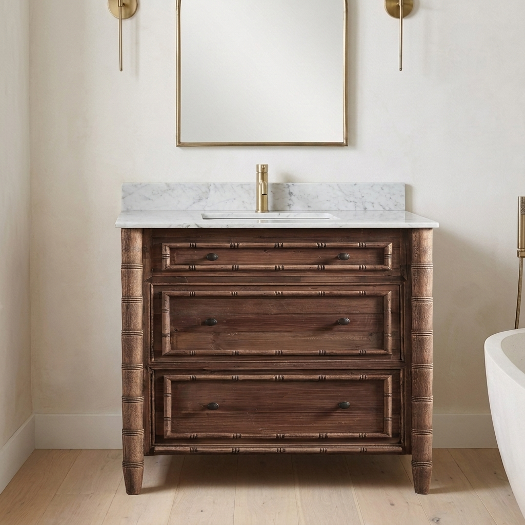 Key West 26.5 reclaimed wood vanity