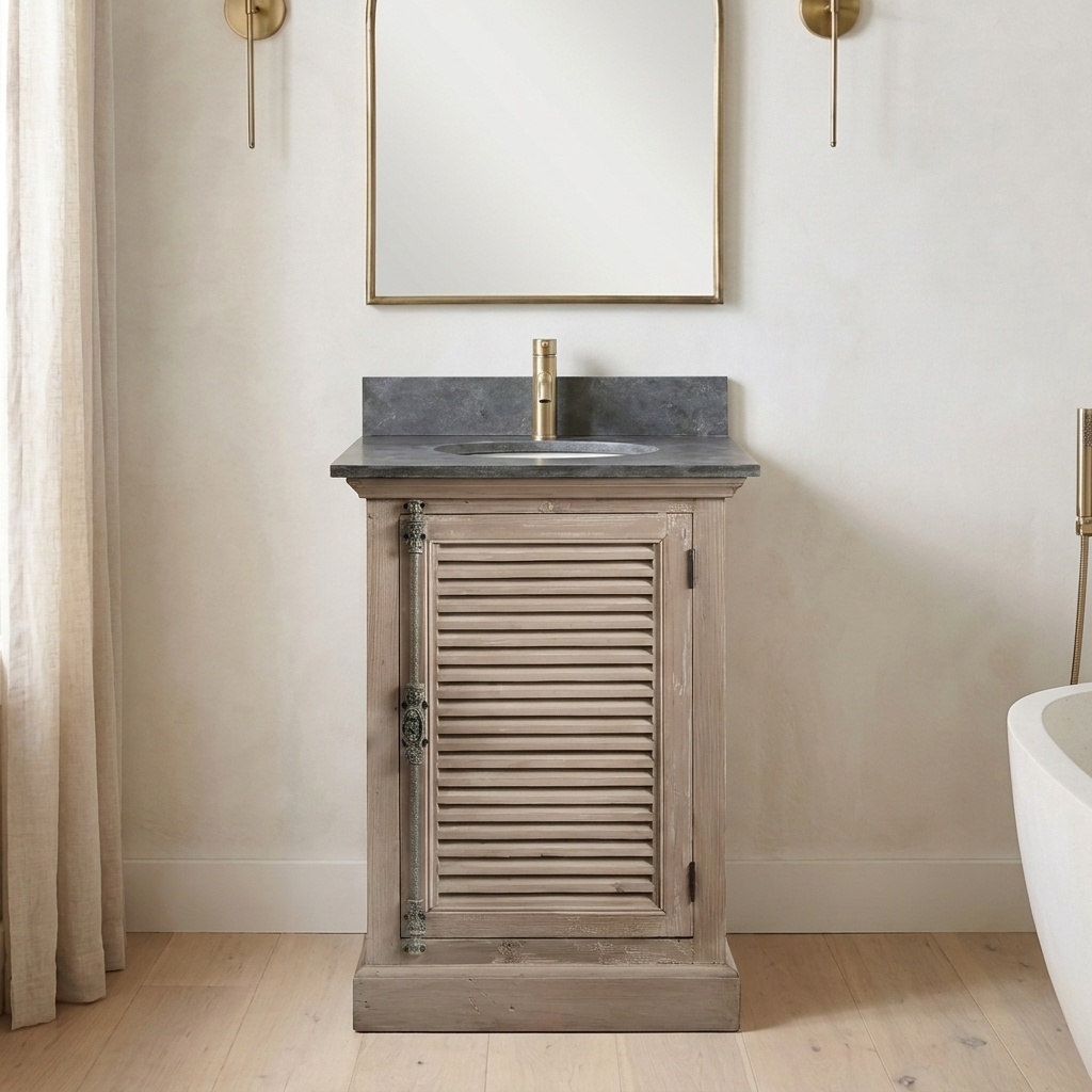 Henderson 26 reclaimed wood vanity