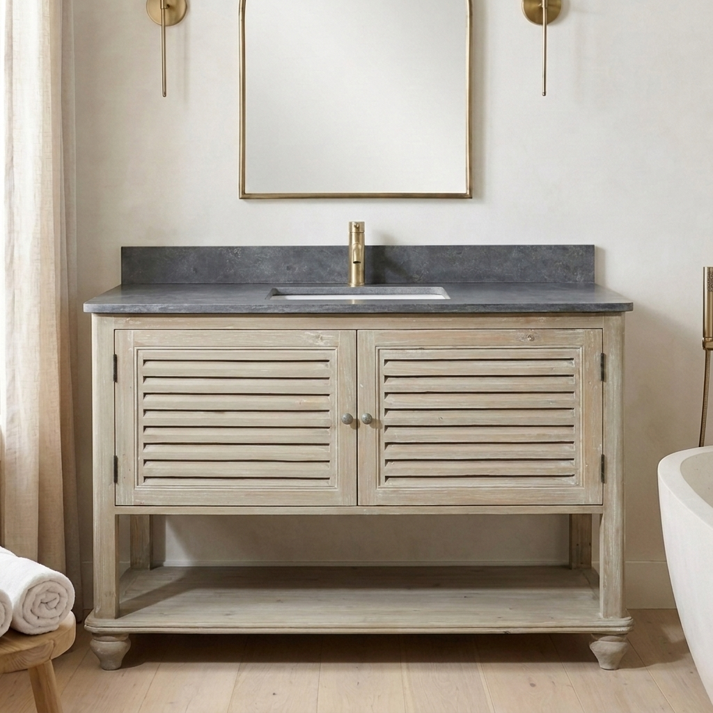 Sussex 34 reclaimed wood vanity