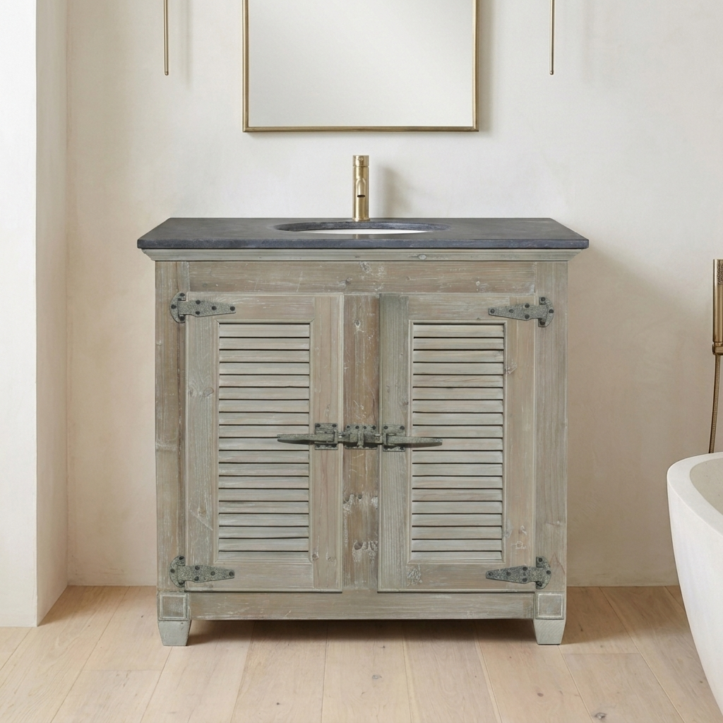 Cary 36 reclaimed wood vanity