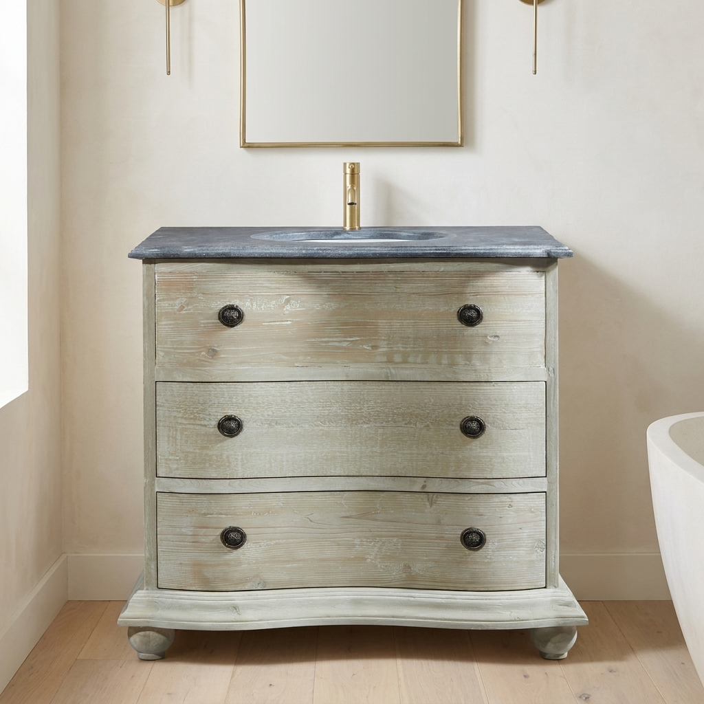 Jefferson 36 reclaimed wood vanity