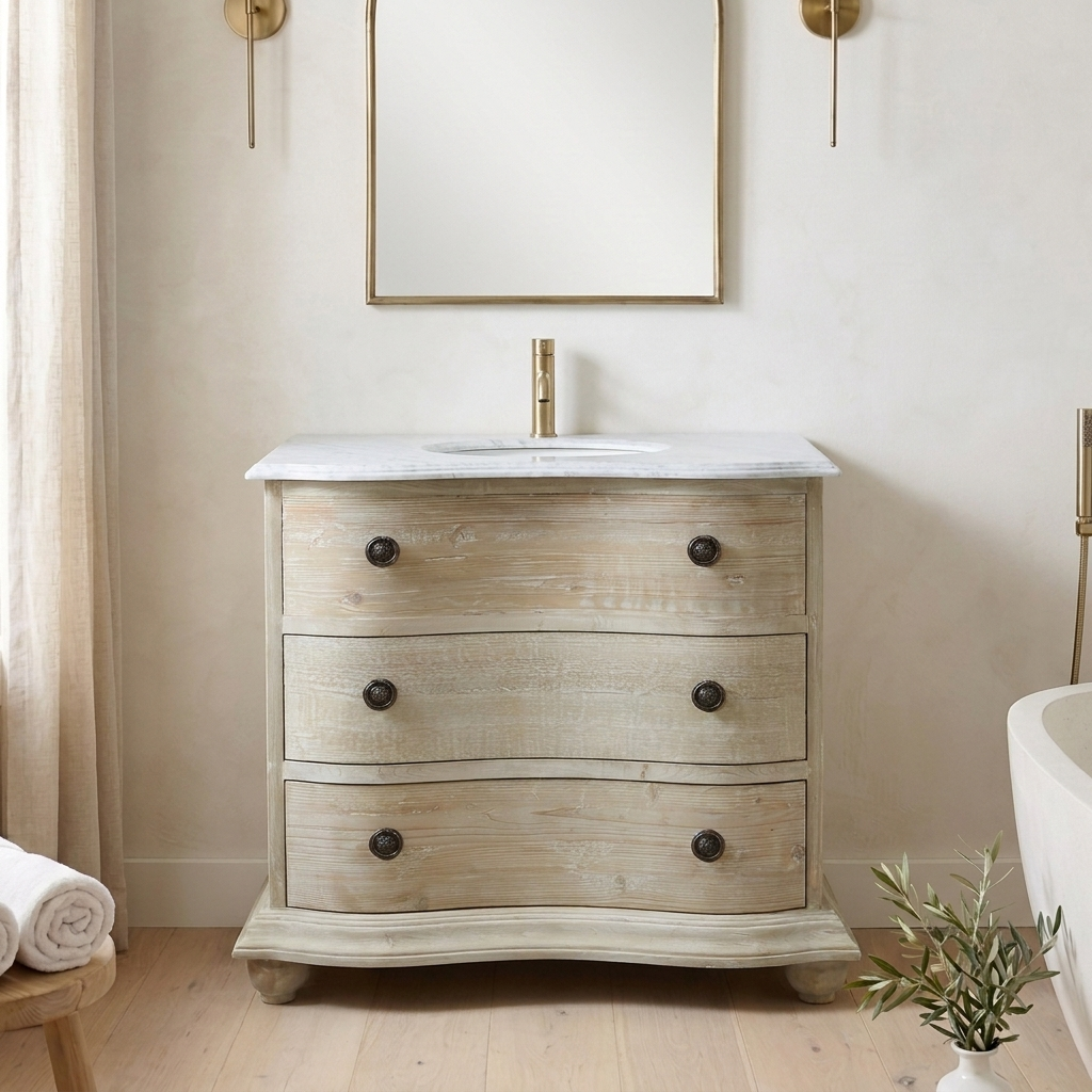 Kelford 36 reclaimed wood vanity