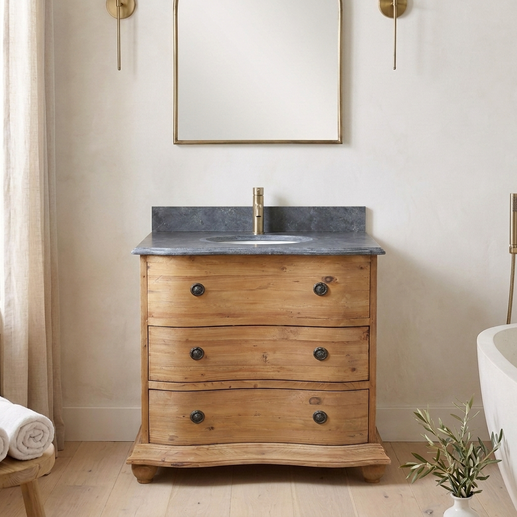 Landis 36 reclaimed wood vanity