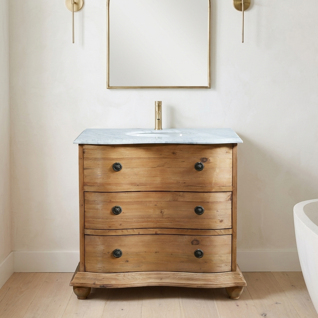 Lucama 36 reclaimed wood vanity