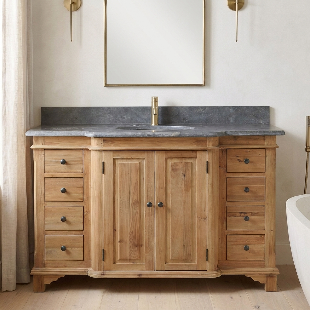 Wade 38 reclaimed wood vanity