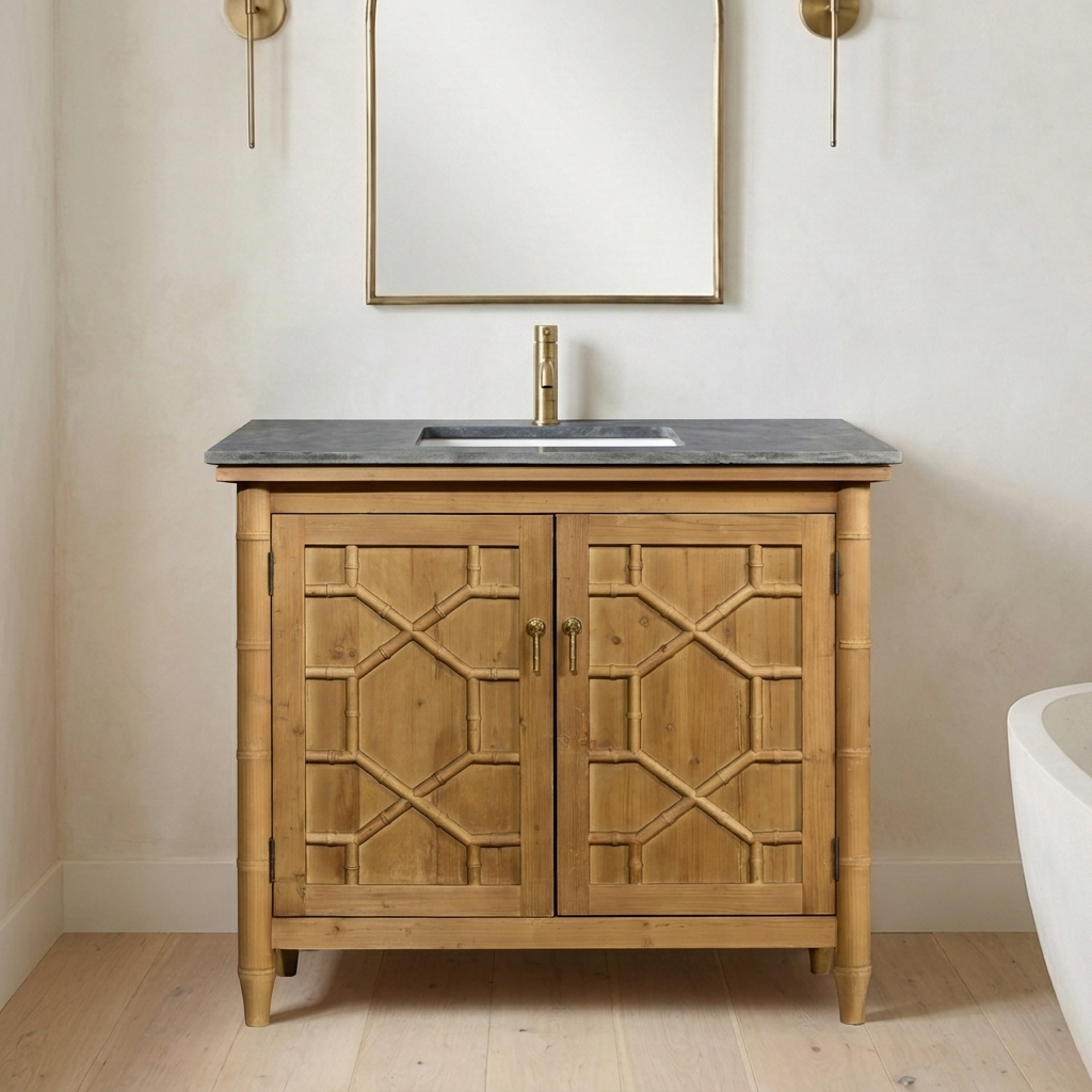 Butner 40 reclaimed wood vanity