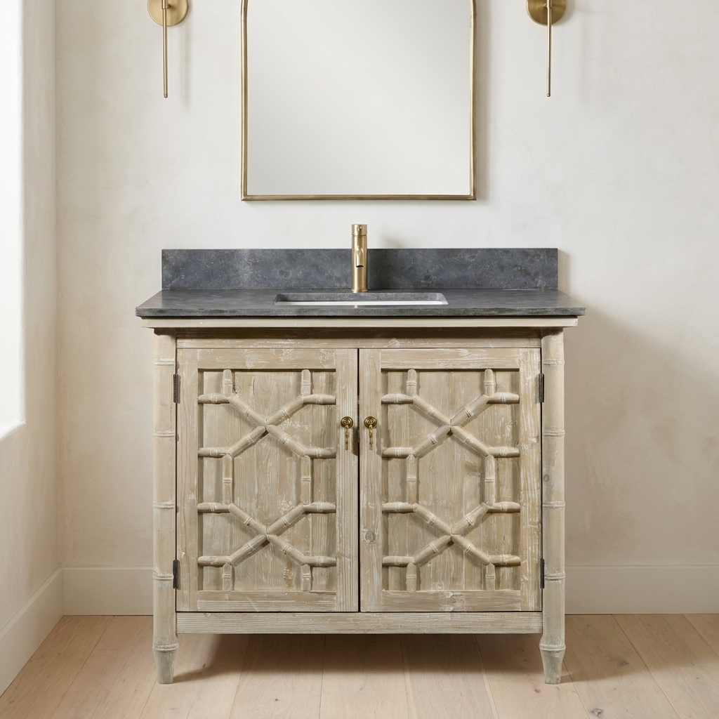 Carlisle 40 reclaimed wood vanity