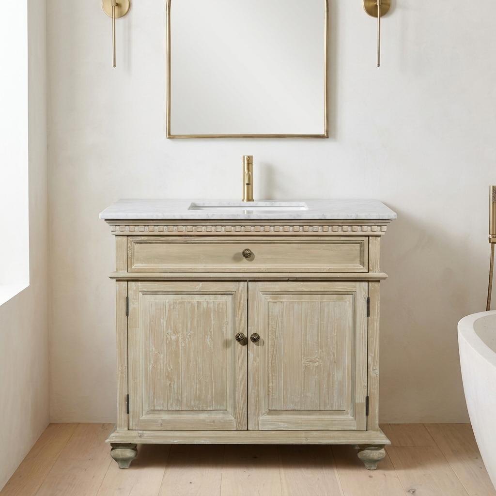 Colchester 40 reclaimed wood vanity