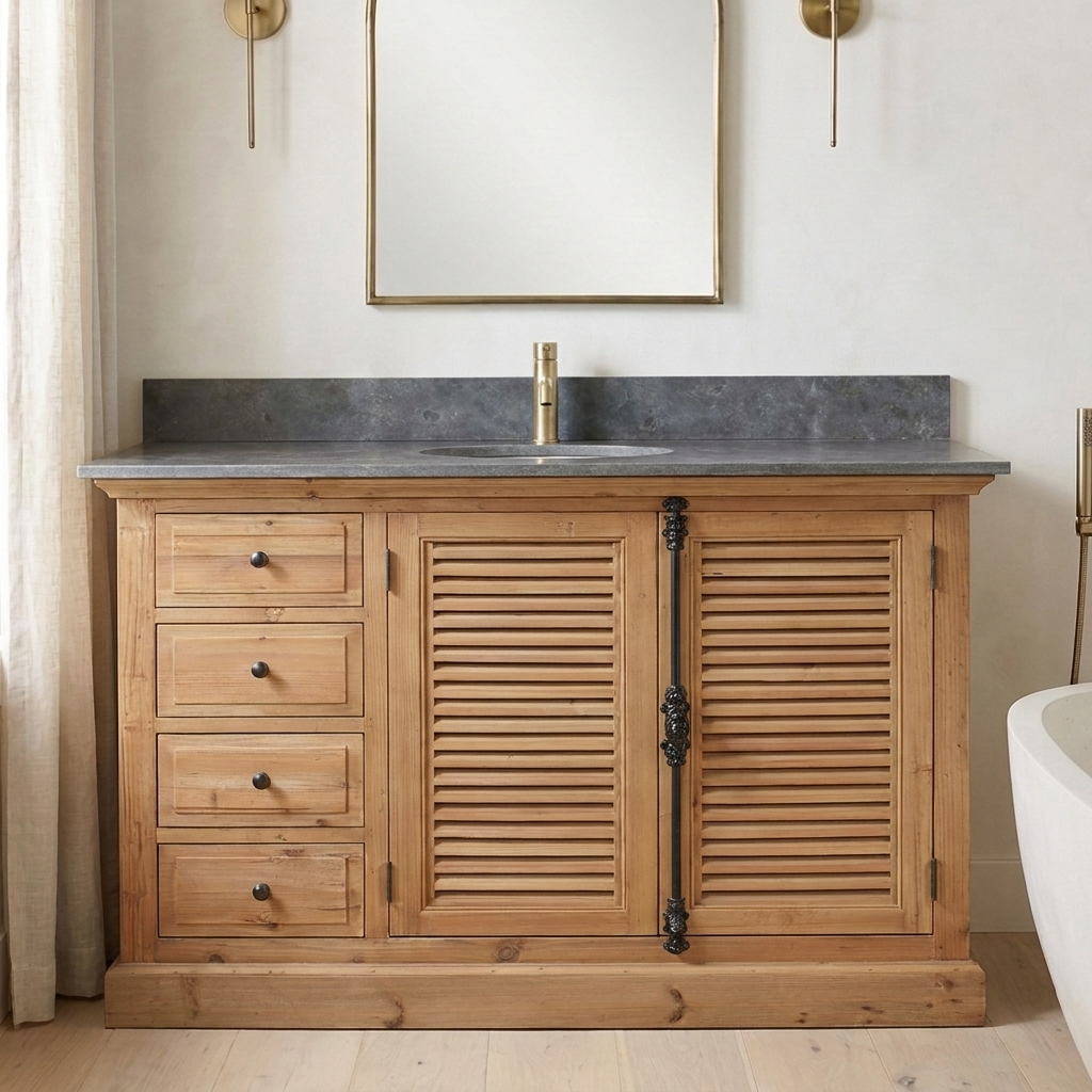 Kelbrook 43 reclaimed wood vanity