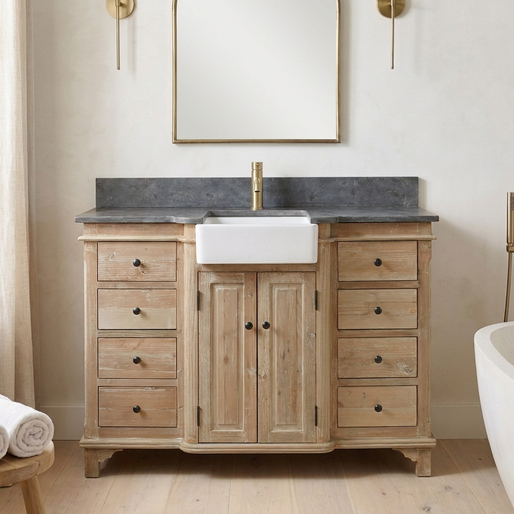 Winchelsea 46 reclaimed wood vanity
