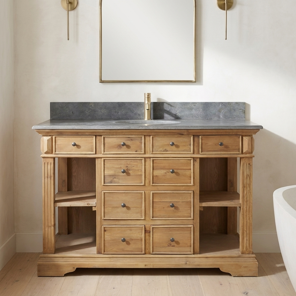 Bayboro 48 reclaimed wood vanity