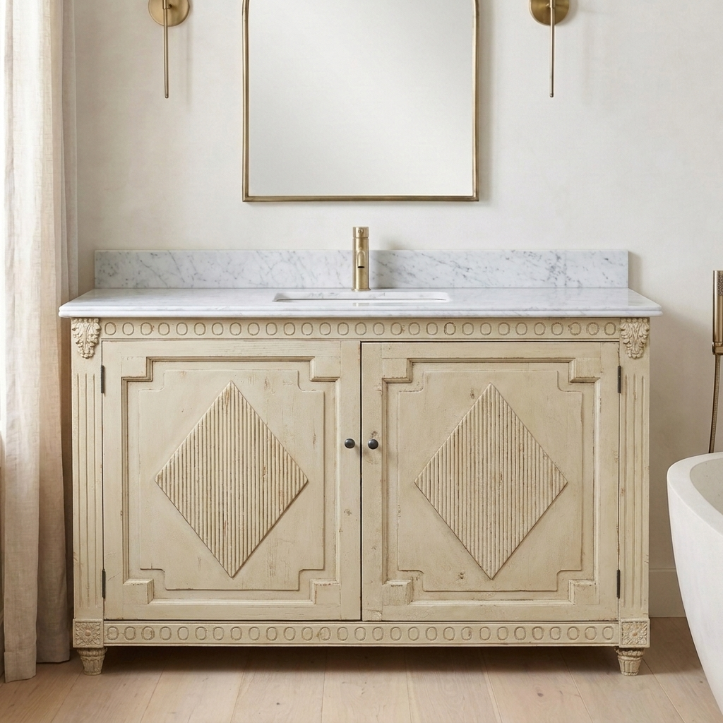 Coventry 48 reclaimed wood vanity