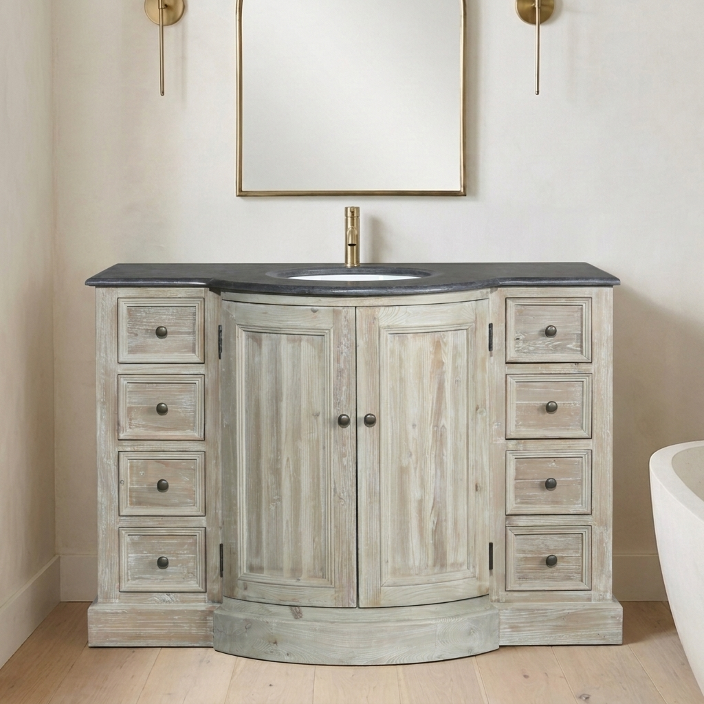Hoffman 48 reclaimed wood vanity