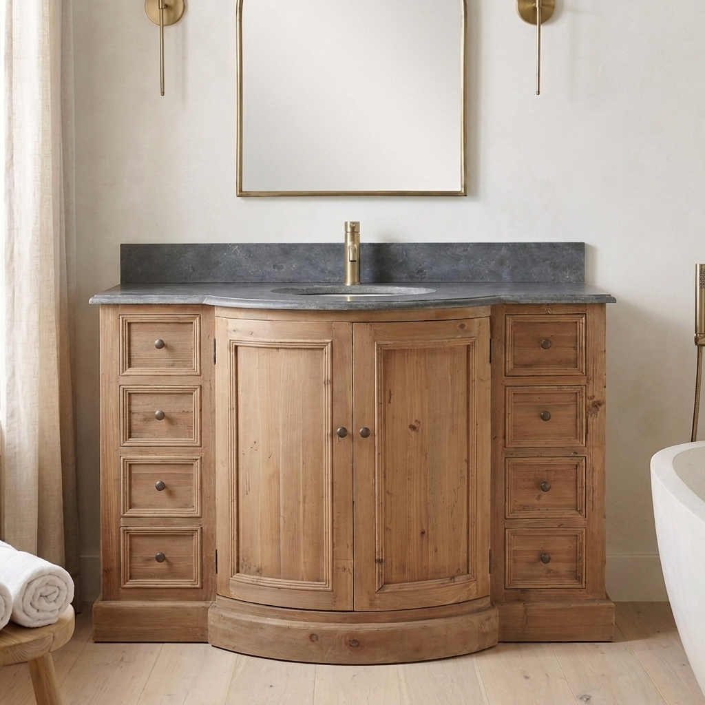 Holsworthy 48 reclaimed wood vanity