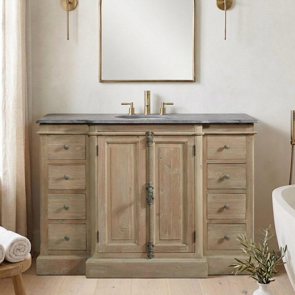 Oakboro 48 reclaimed wood vanity