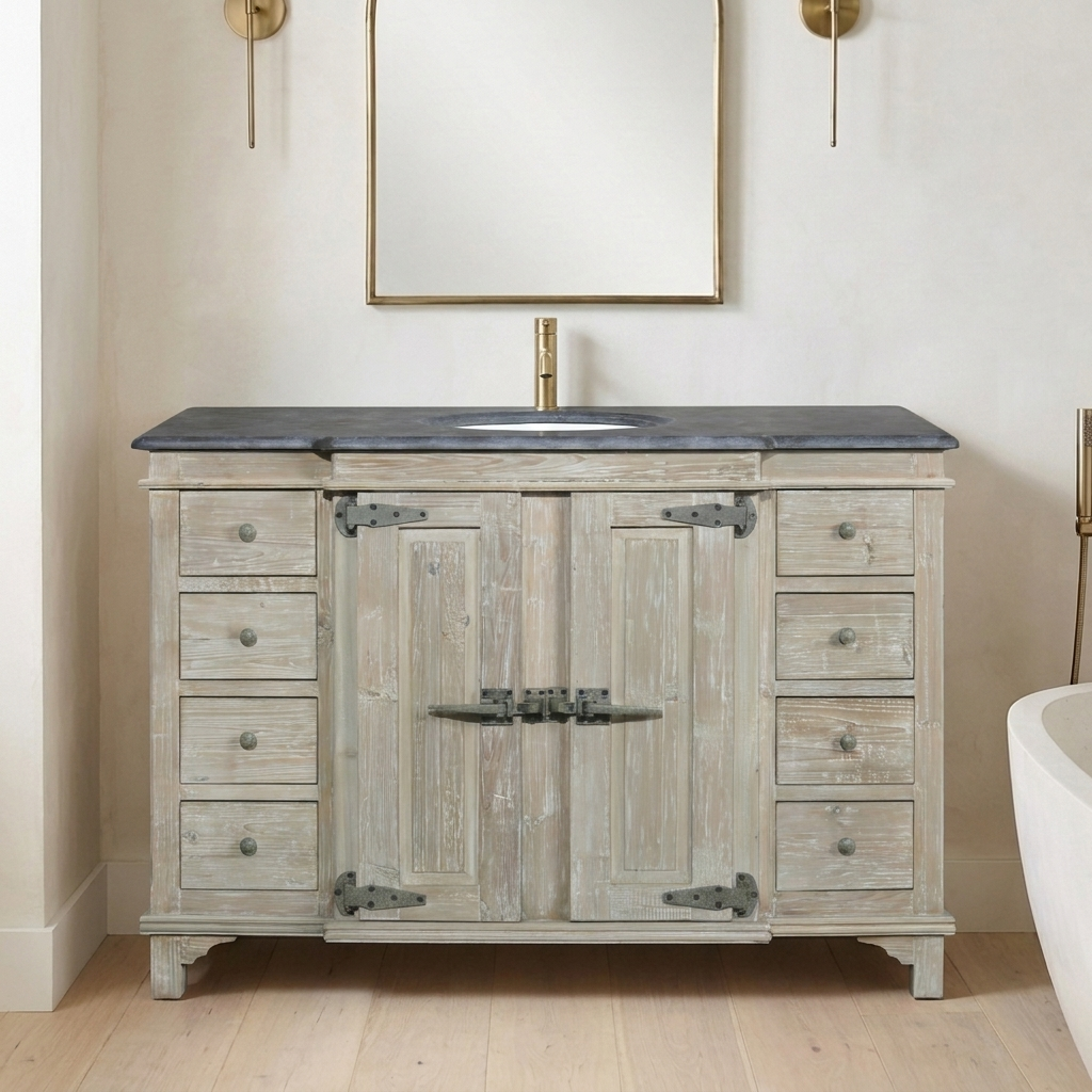 Somerset 48 reclaimed wood vanity