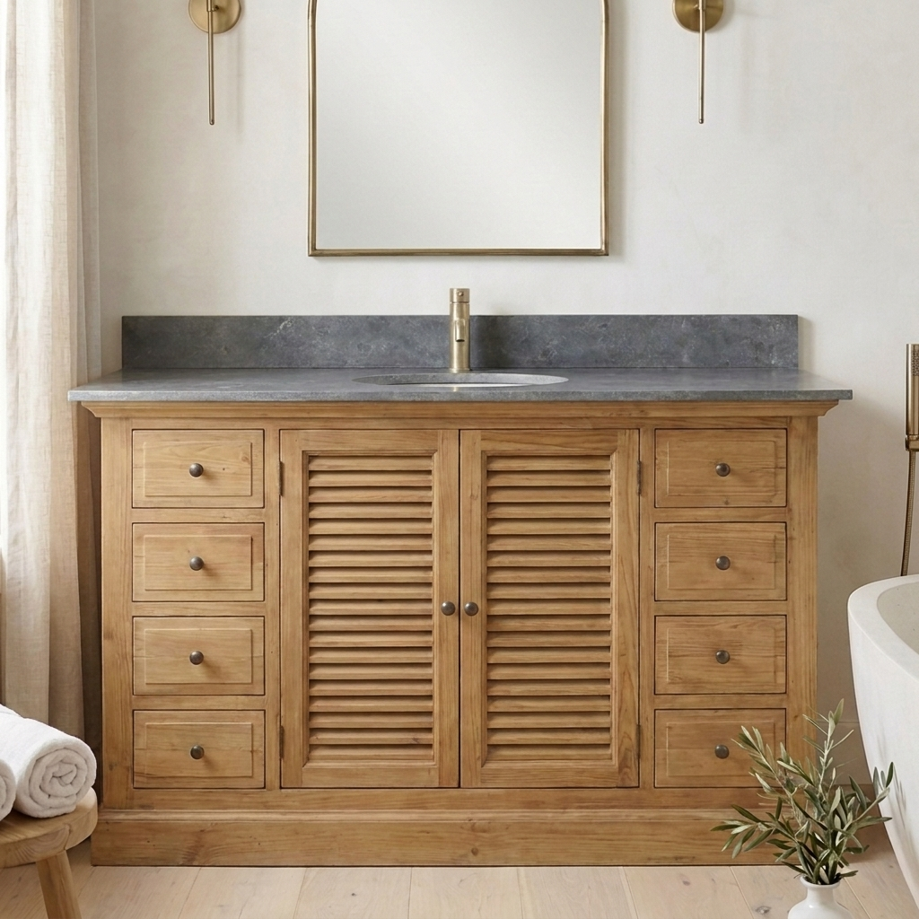 Stratford 48 reclaimed wood vanity