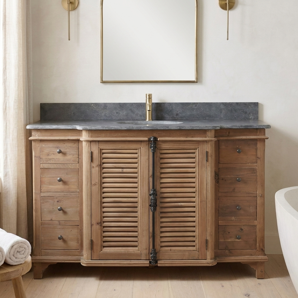 Augusta 51 reclaimed wood vanity