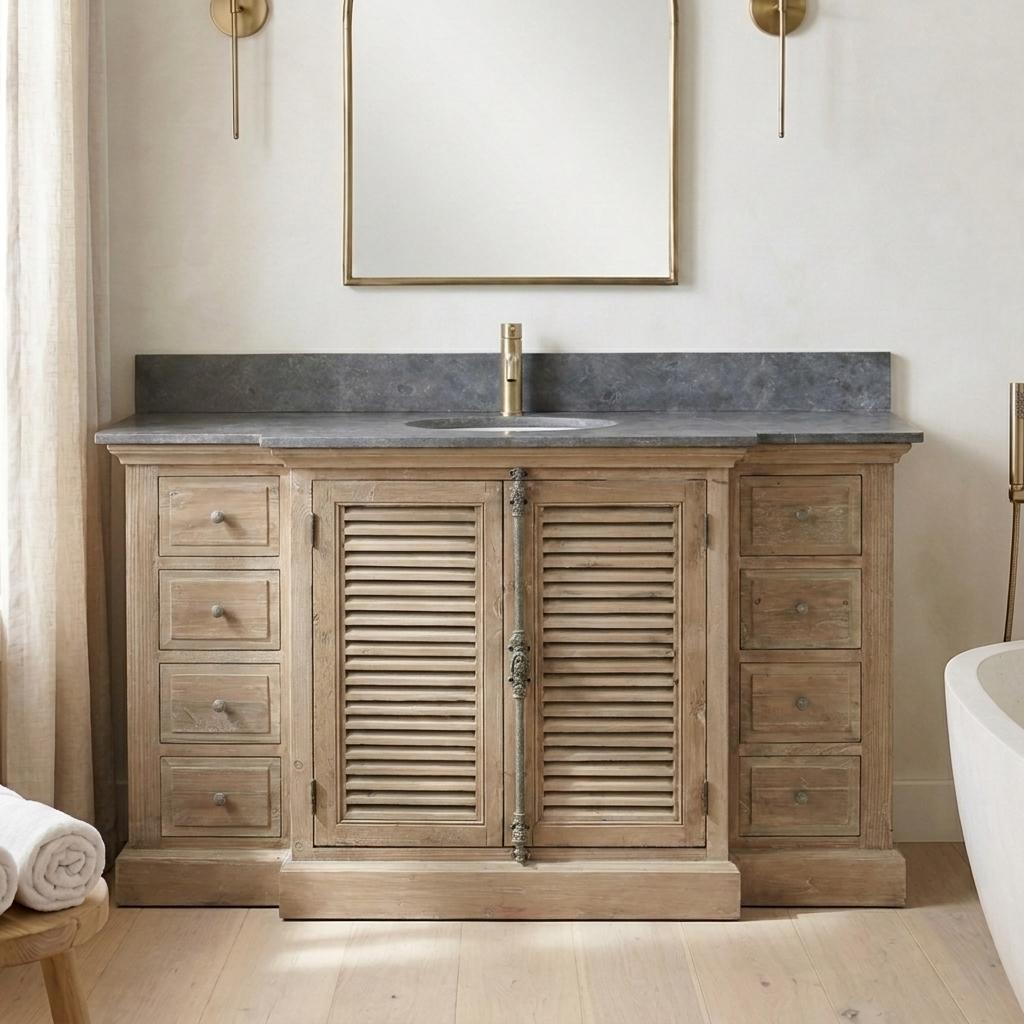 Cambridge 59 reclaimed wood vanity