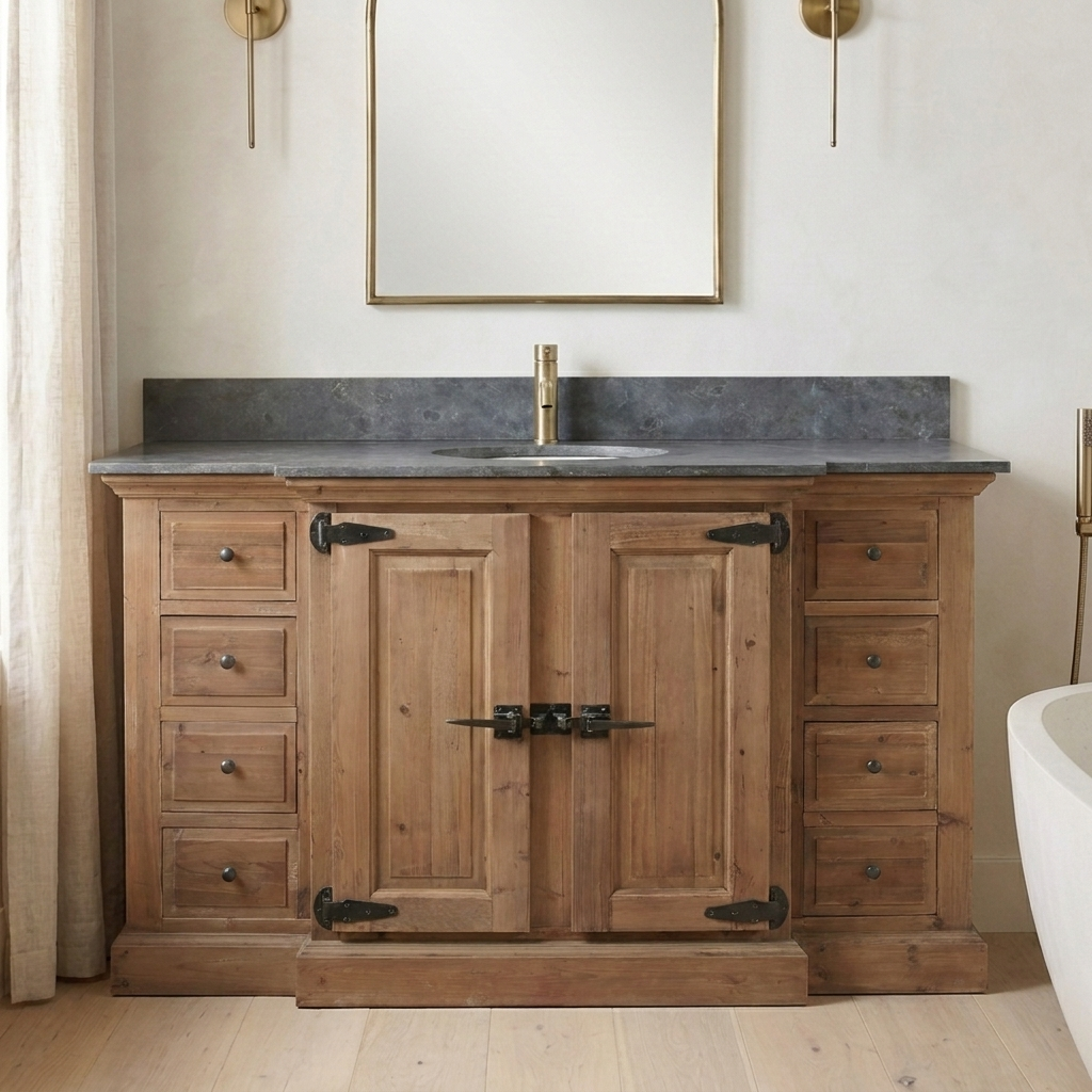 Lexington 59 reclaimed wood vanity