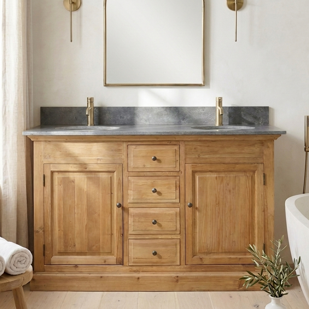Rosman 63 reclaimed wood vanity