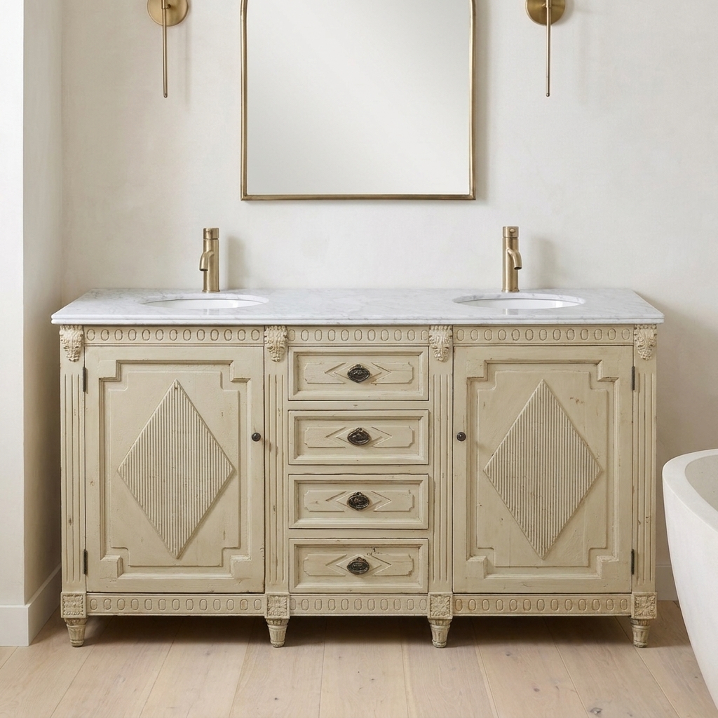 Grifton 71 reclaimed wood vanity