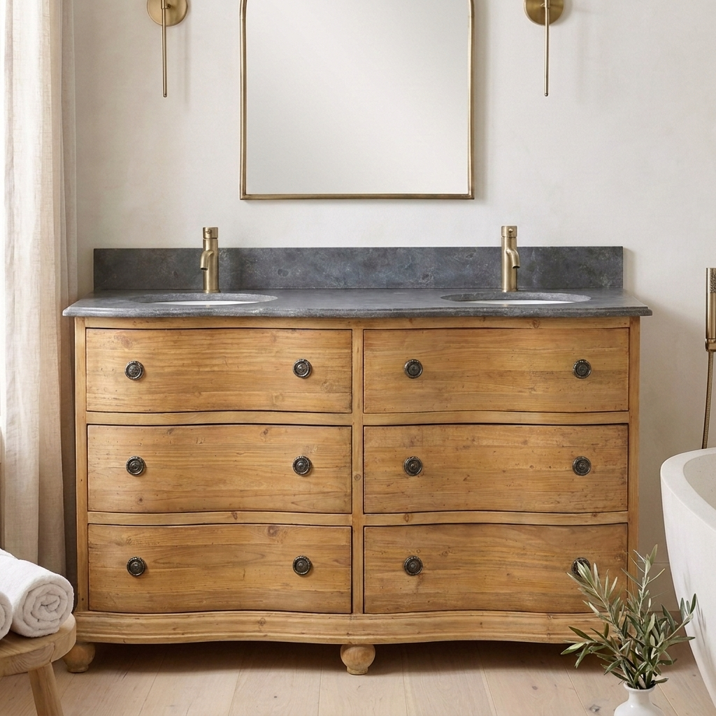 Hereford 71 reclaimed wood vanity