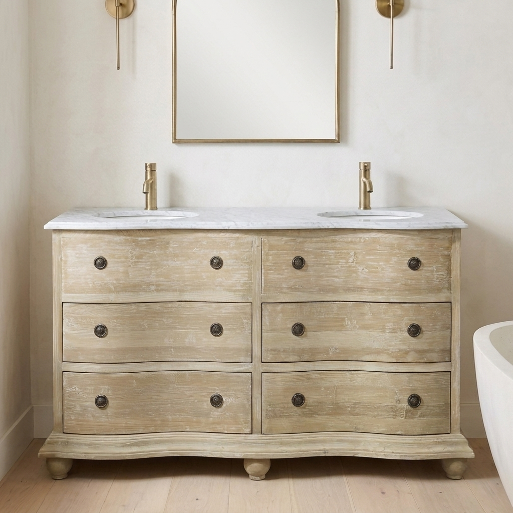 Knightdale 71 reclaimed wood vanity