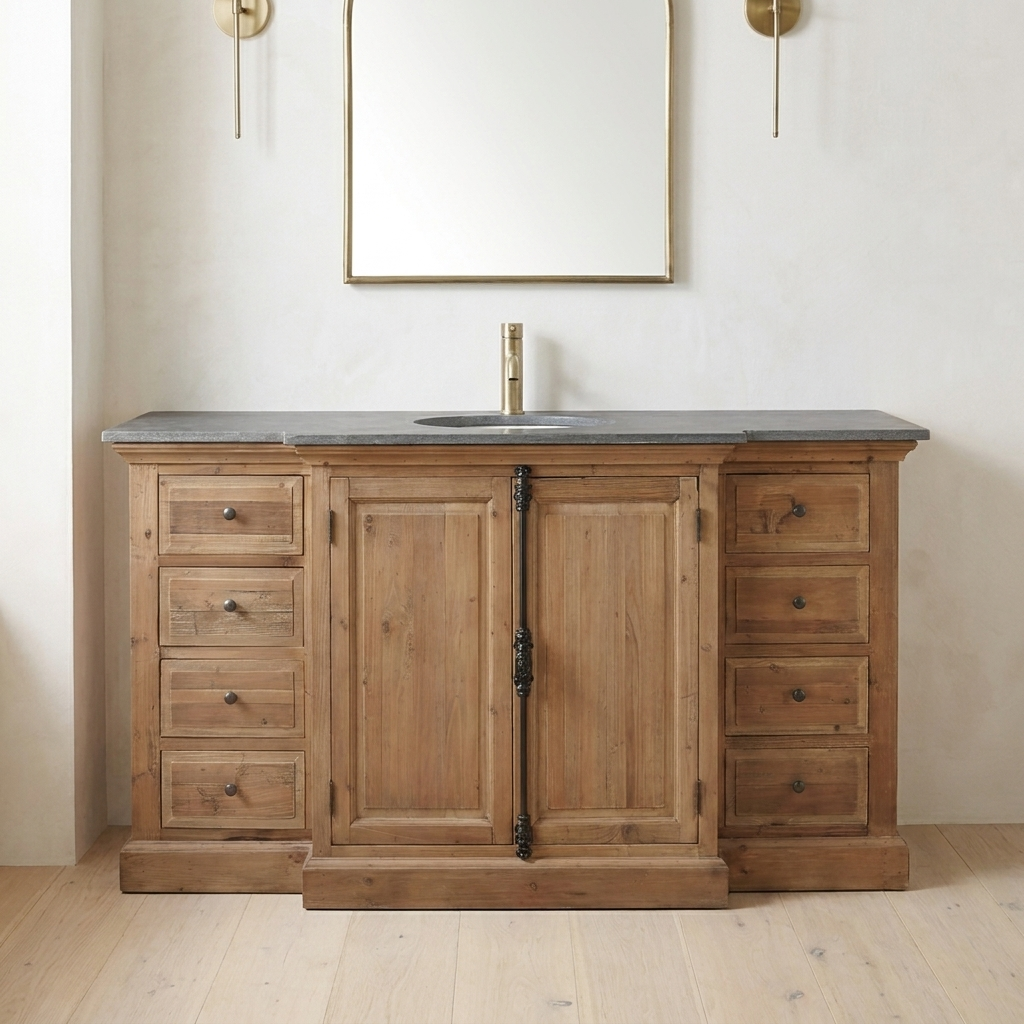 Lambeth 71 reclaimed wood vanity