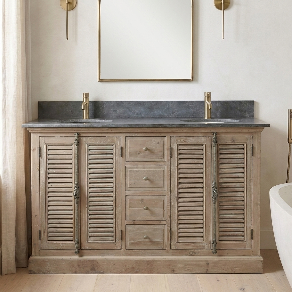 Norwich 71 reclaimed wood vanity