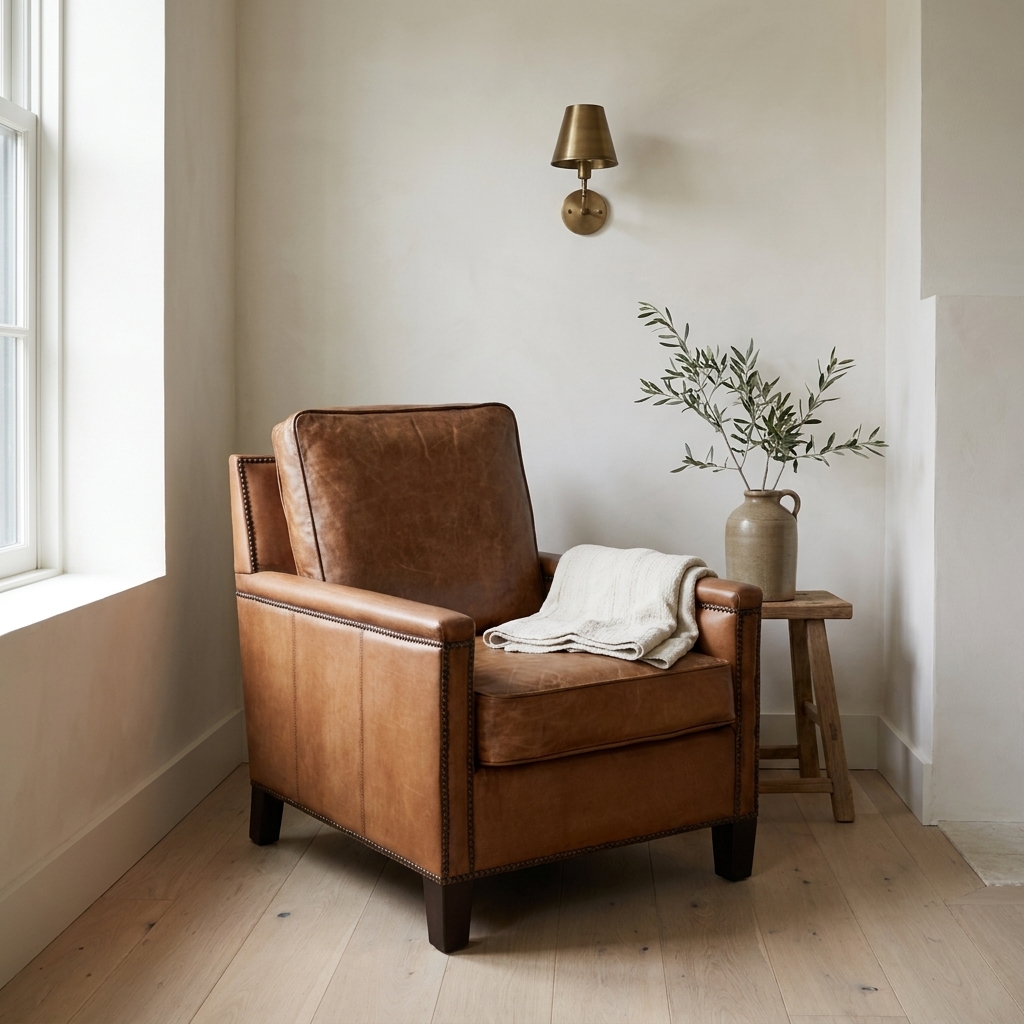 Buffalo-leather seating