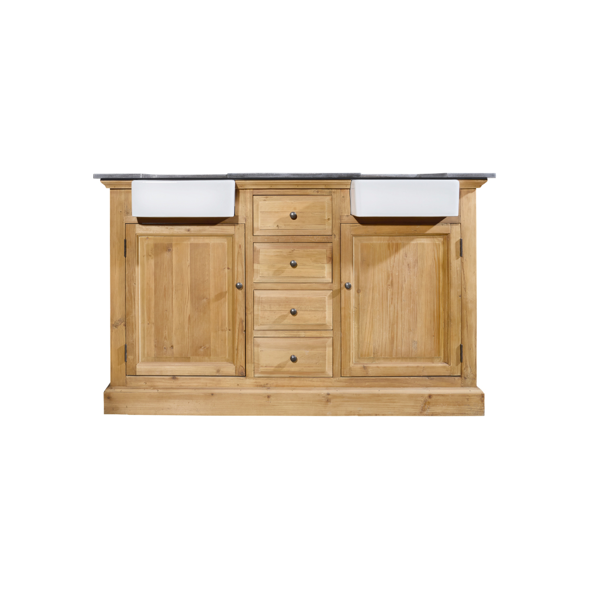 Margate 59 double vanity, front view